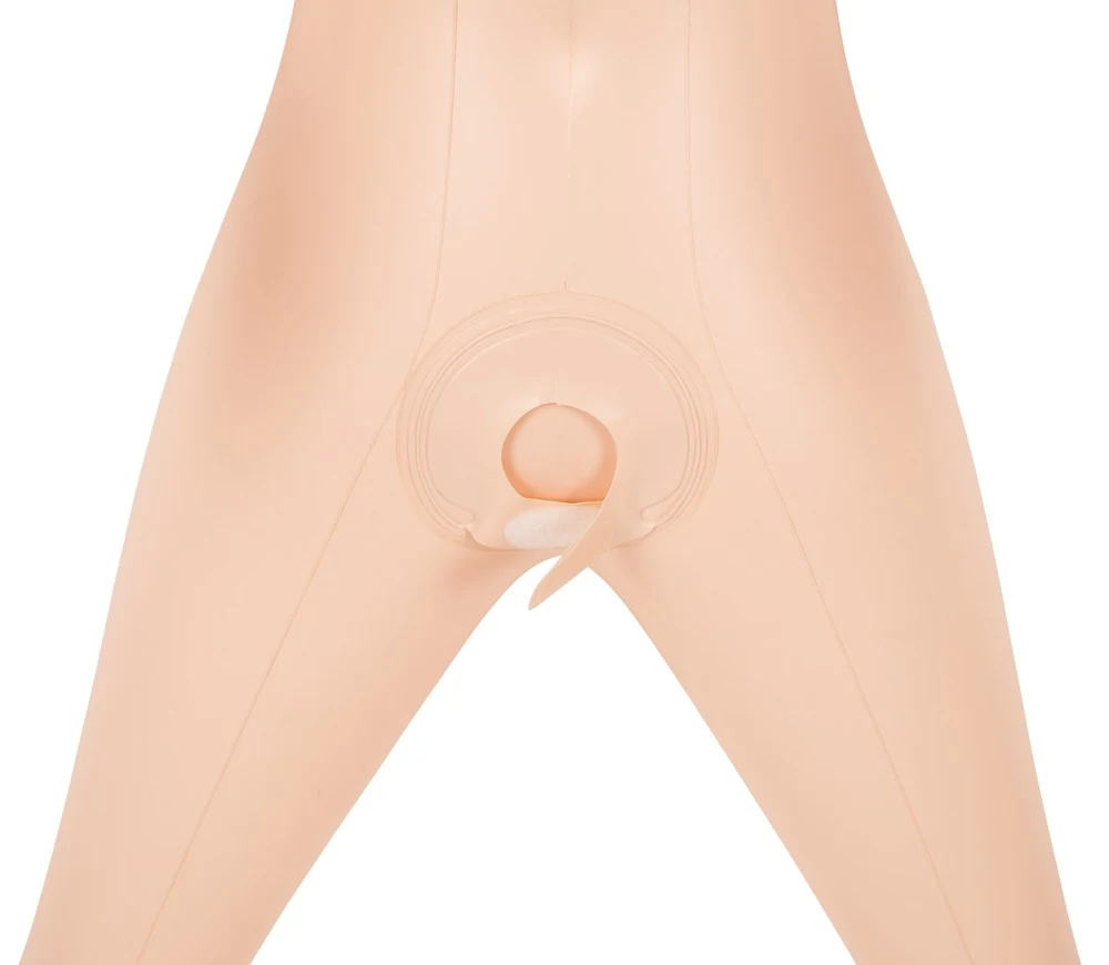 Opblaasbare pop met verwijderbare dildo 165 cm