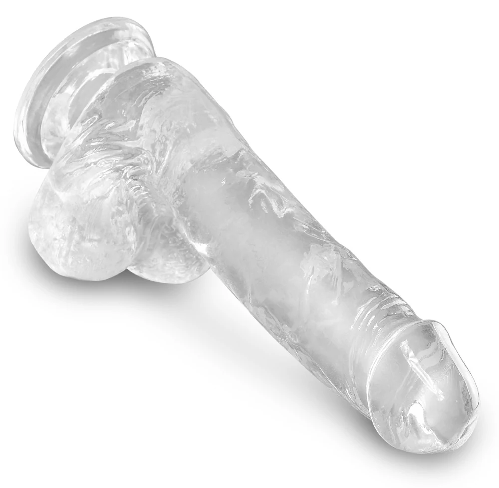 Realistische dildo met zuigvoet 17,8 cm