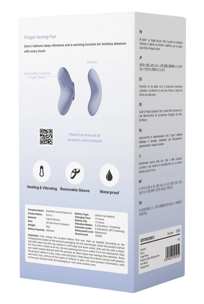 SVAKOM Echo 2 9,2 cm vibrator
