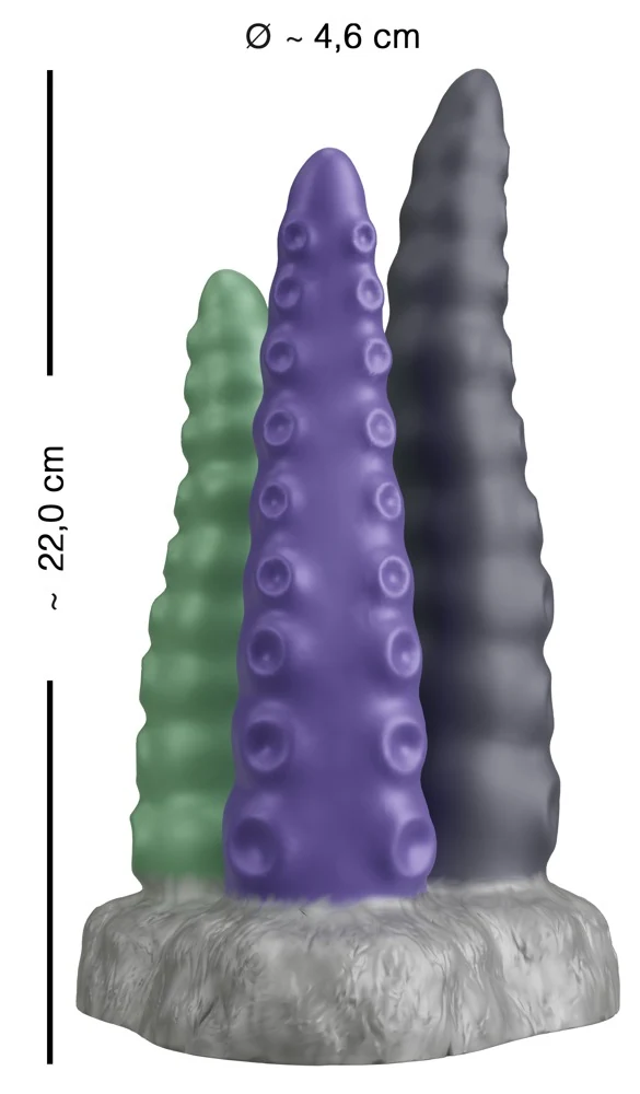 Beasty Cocks Triple Tentacle 22 cm dildo