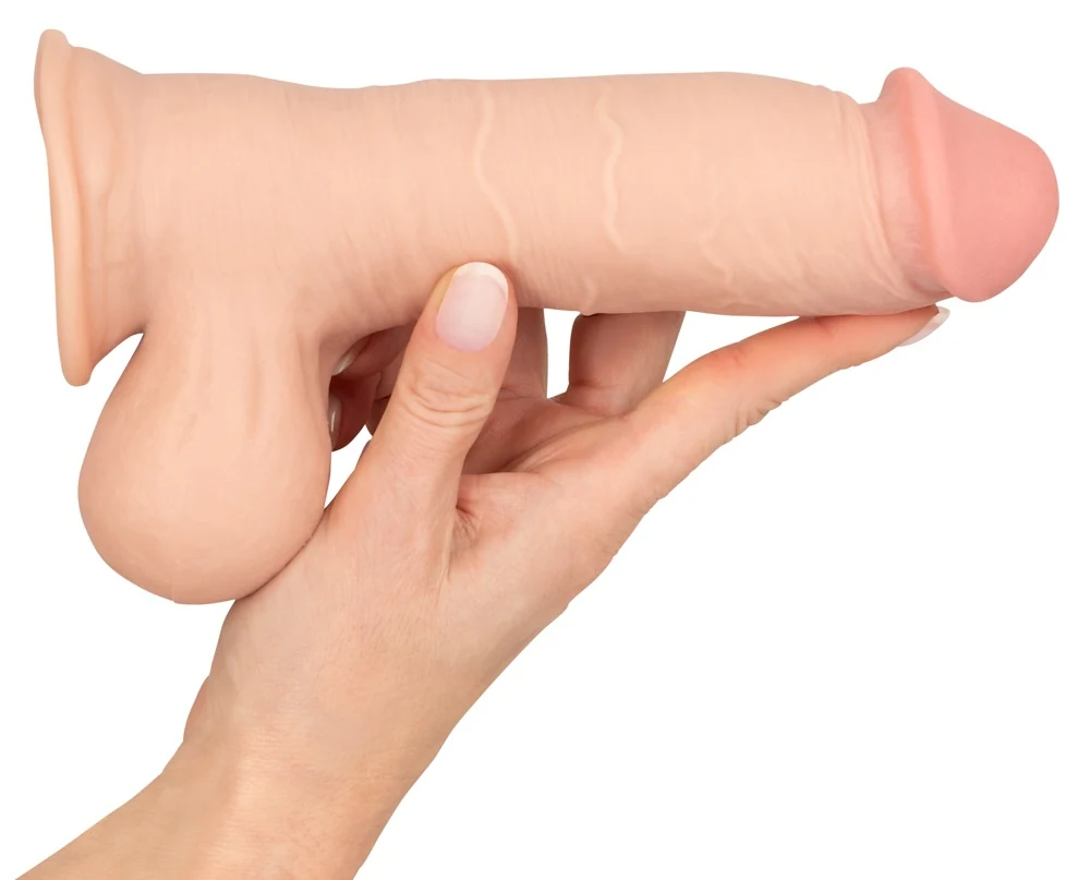 Nature Skin Dildo with moveable 19,9 cm