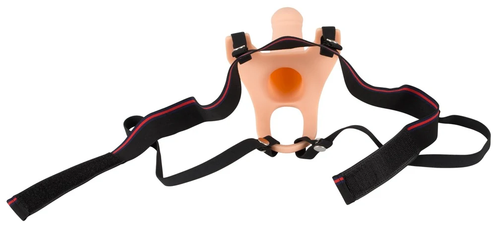 Penis verlenger strap-on met holle dildo