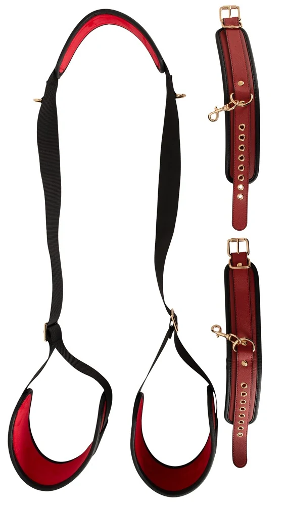 Bad Kitty Neck-Thigh-Restraint-Set bondage fesseln