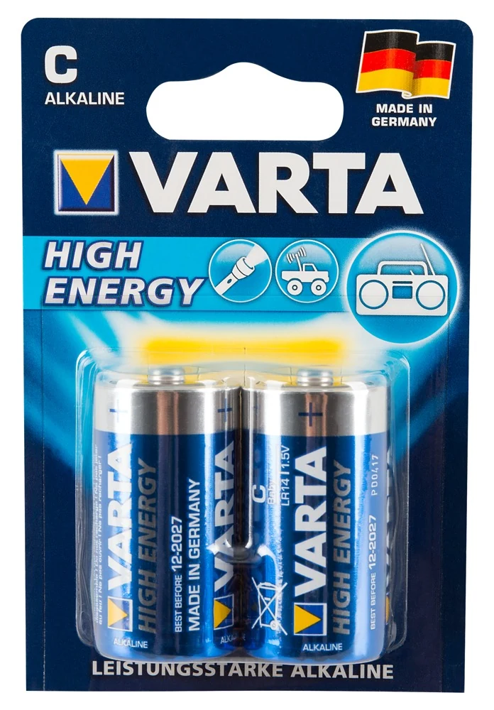 Varta Batterien Typ C, 2er-Set