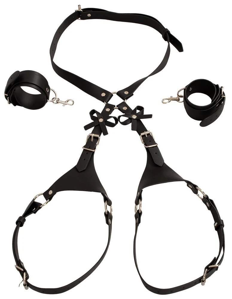 Bad Kitty Harness with Cuffs bondage fesseln