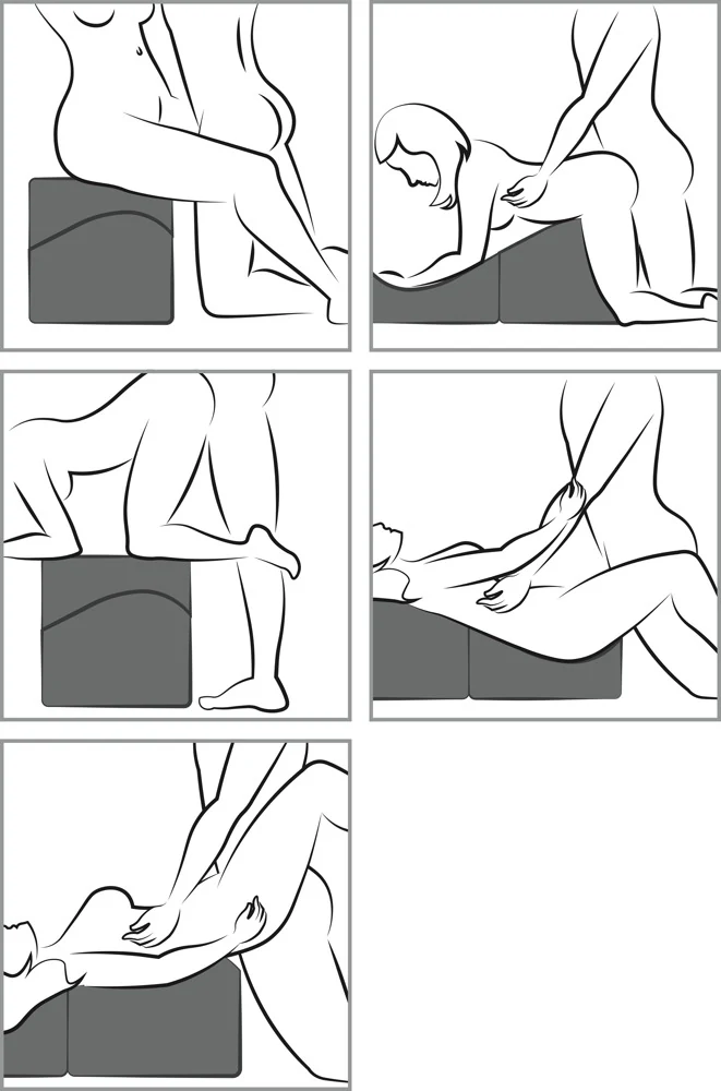 Liefdeskussen opvouwbaar 46 x 46 cm