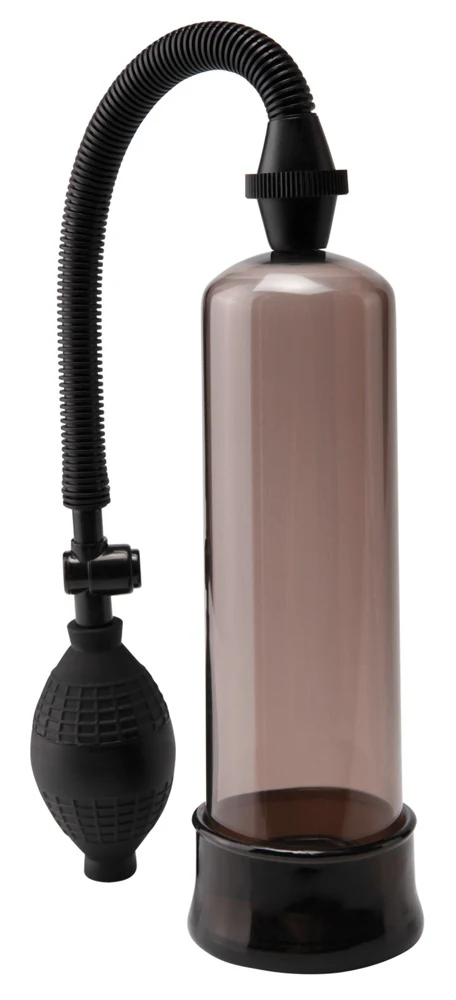 Transparante penispomp met pompbal