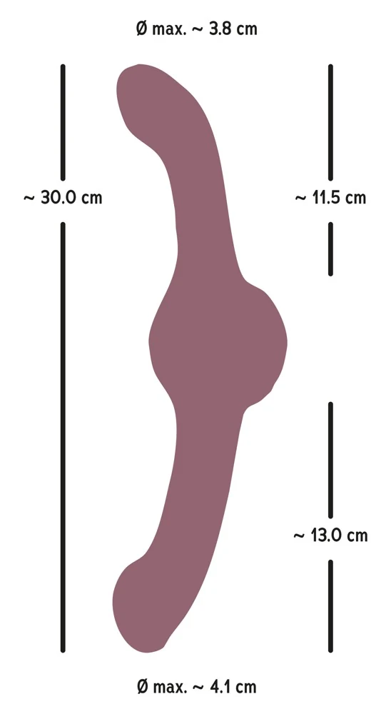 You2Toys Turbo Shaker Double Lover 30 cm vibrator