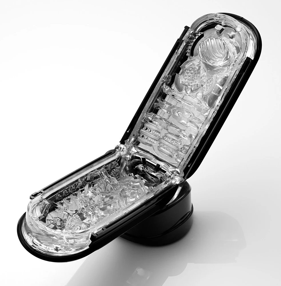 Innovatieve masturbator met 4 structuren