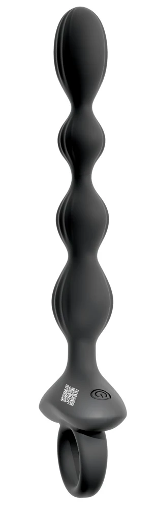 ANOS Flexible Anal Beads with Jumping Vibrations 21,1 cm toy