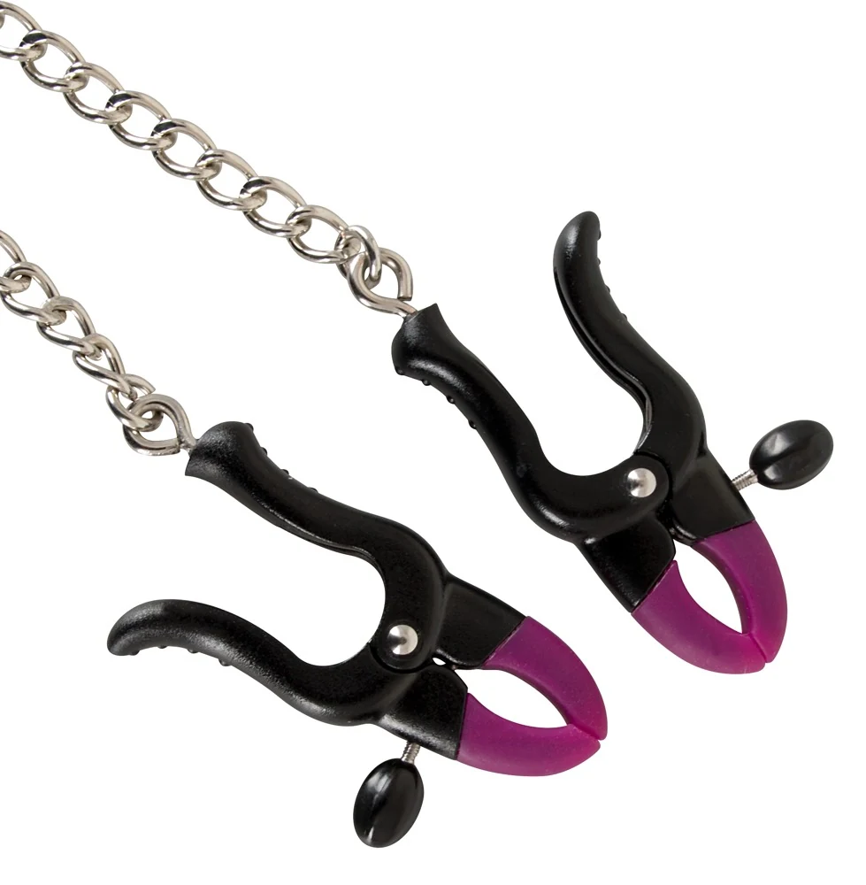 Bad Kitty Silicone Nipple Clamps ketten klemmen