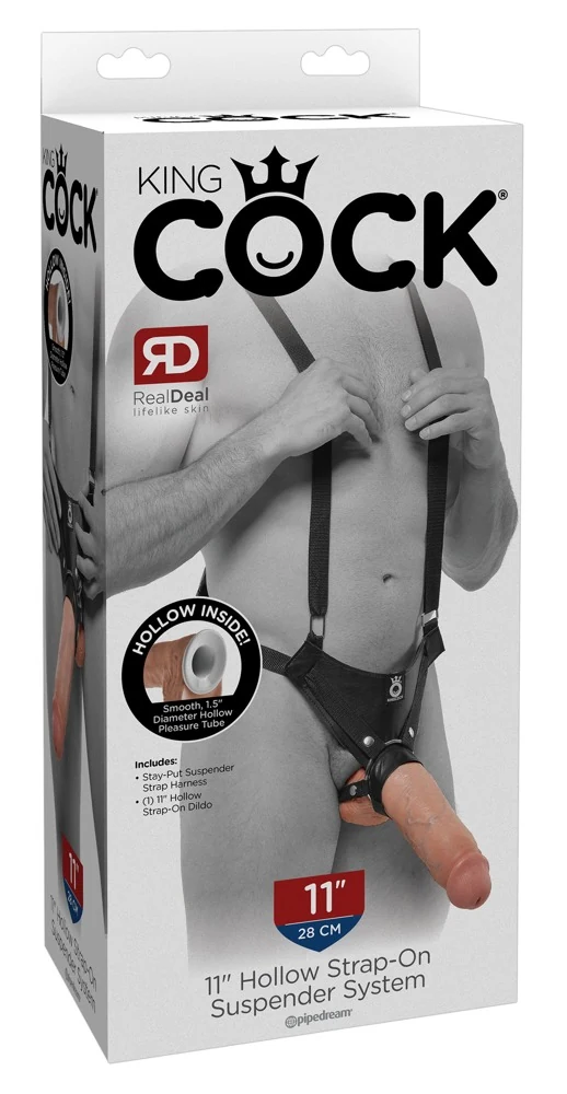 King Cock Hollow Strap-On Suspender System