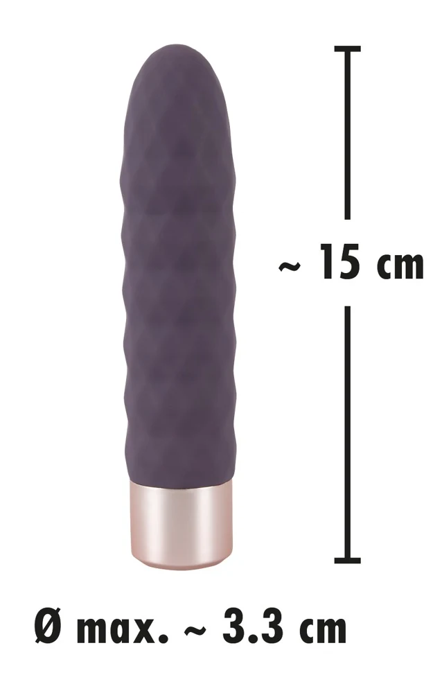 Waterdichte vibrator met golfstructuur