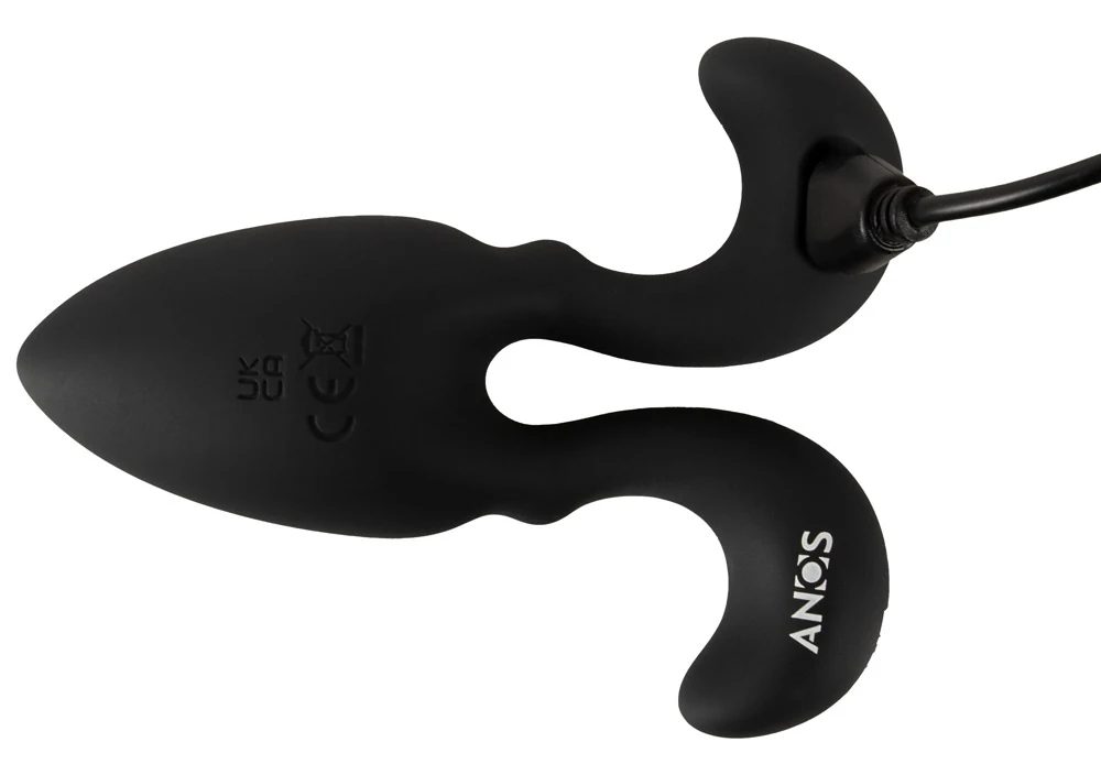 ANOS RC Vibrating Butt Plug with Flexible Arm 10,2 cm anal toy
