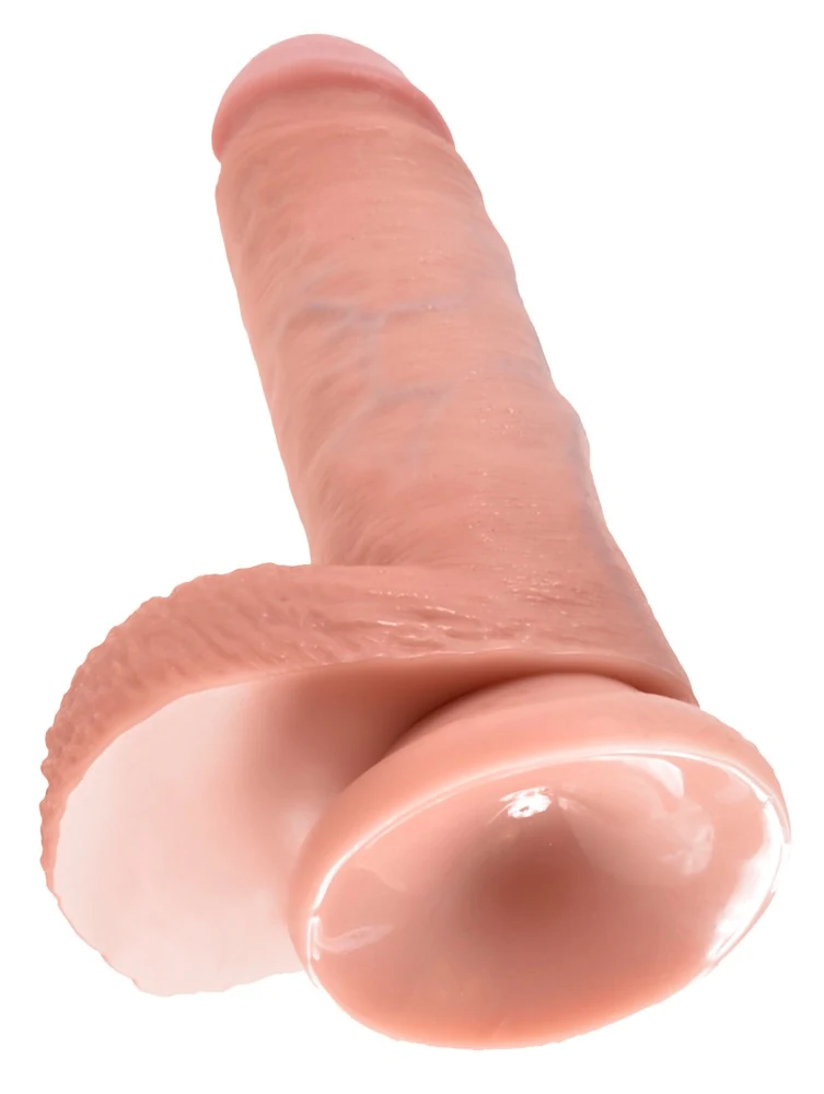 King Cock 7“ with Balls 17,8 cm dildo
