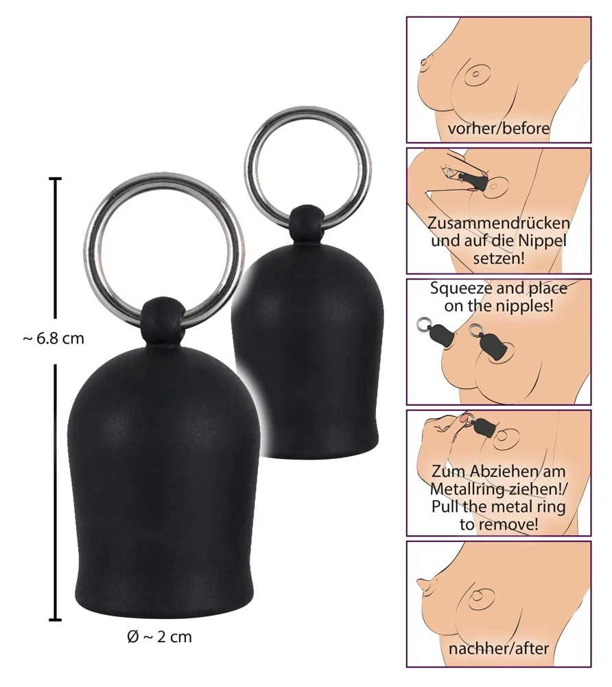 Black Velvets Nipple sucker vagina- und nippelsauger