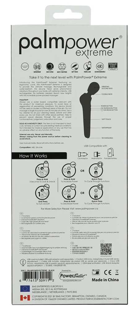 palmpower Extreme 26,5 cm vibrator