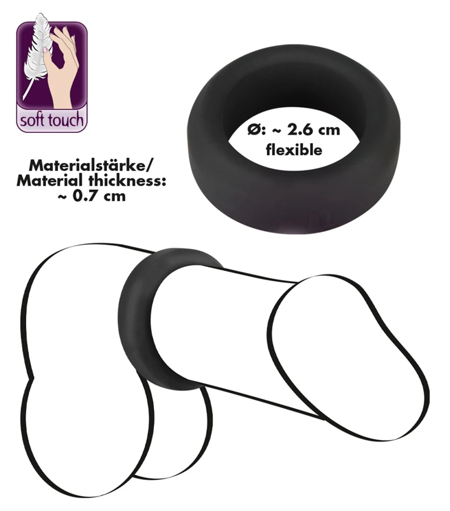 Black Velvets Cock ring penisring