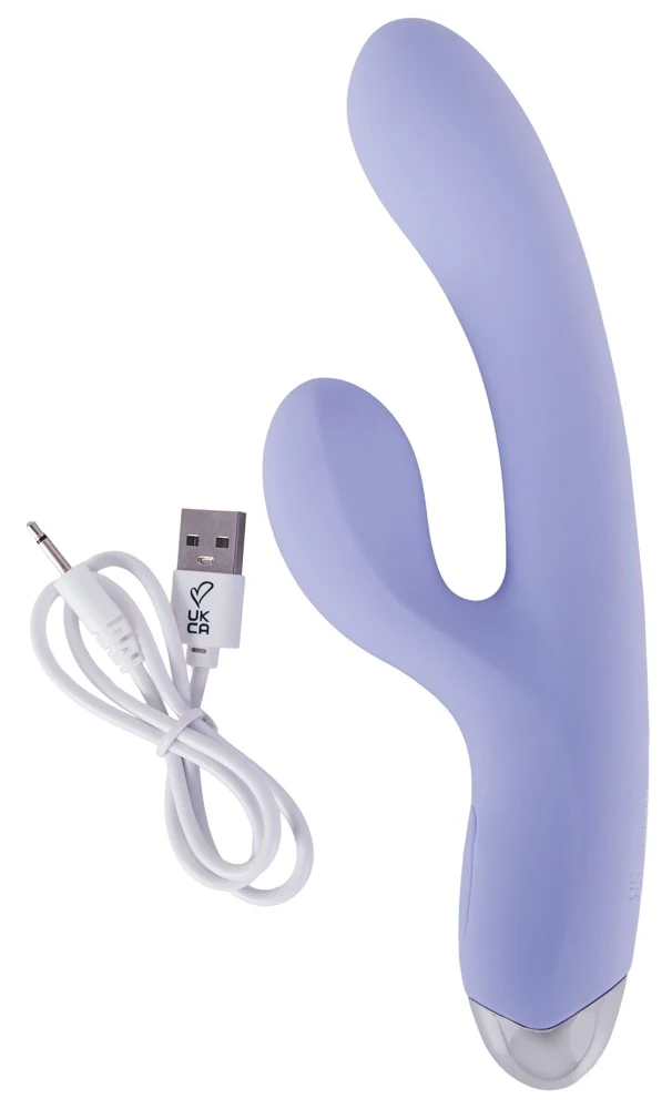 beau coeur RIVANO Curved Rabbit Vibrator 20,4 cm