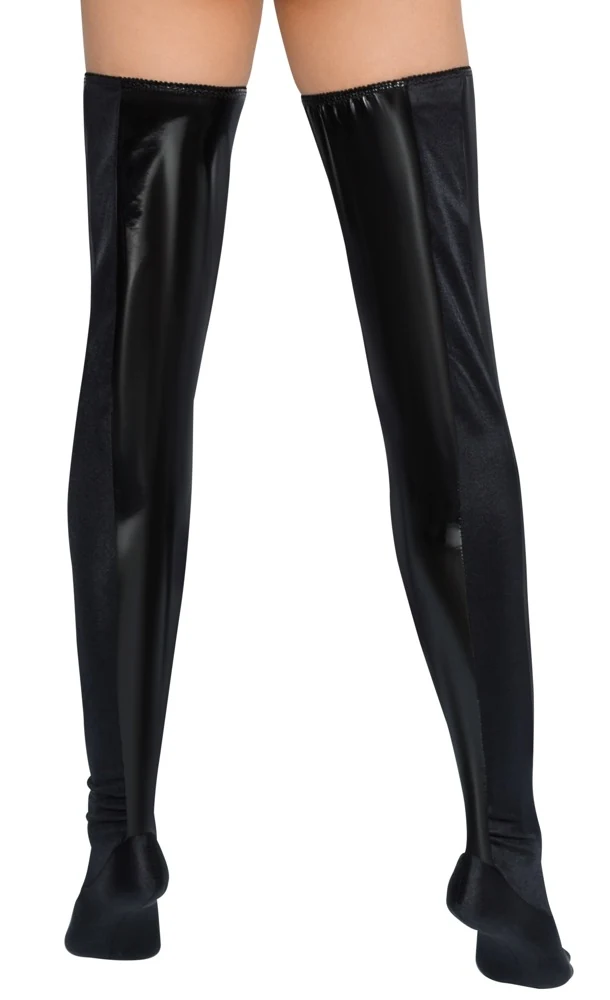 Black Level Bettstiefel aus Lack