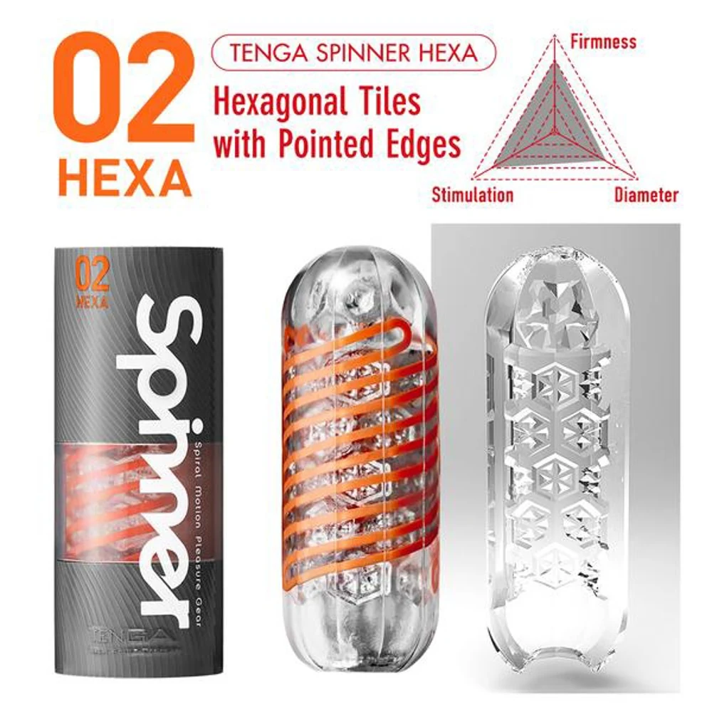 TENGA Spinner masturbator transparant