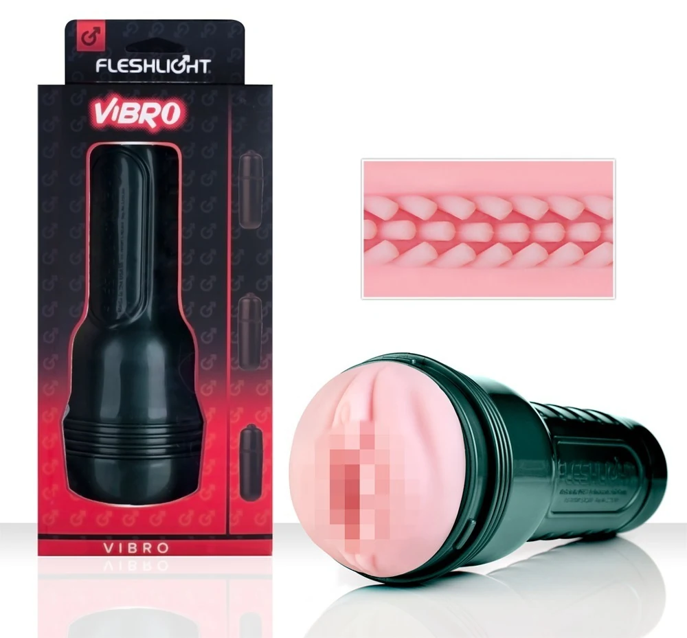 Vibrerende masturbator met opbergbox