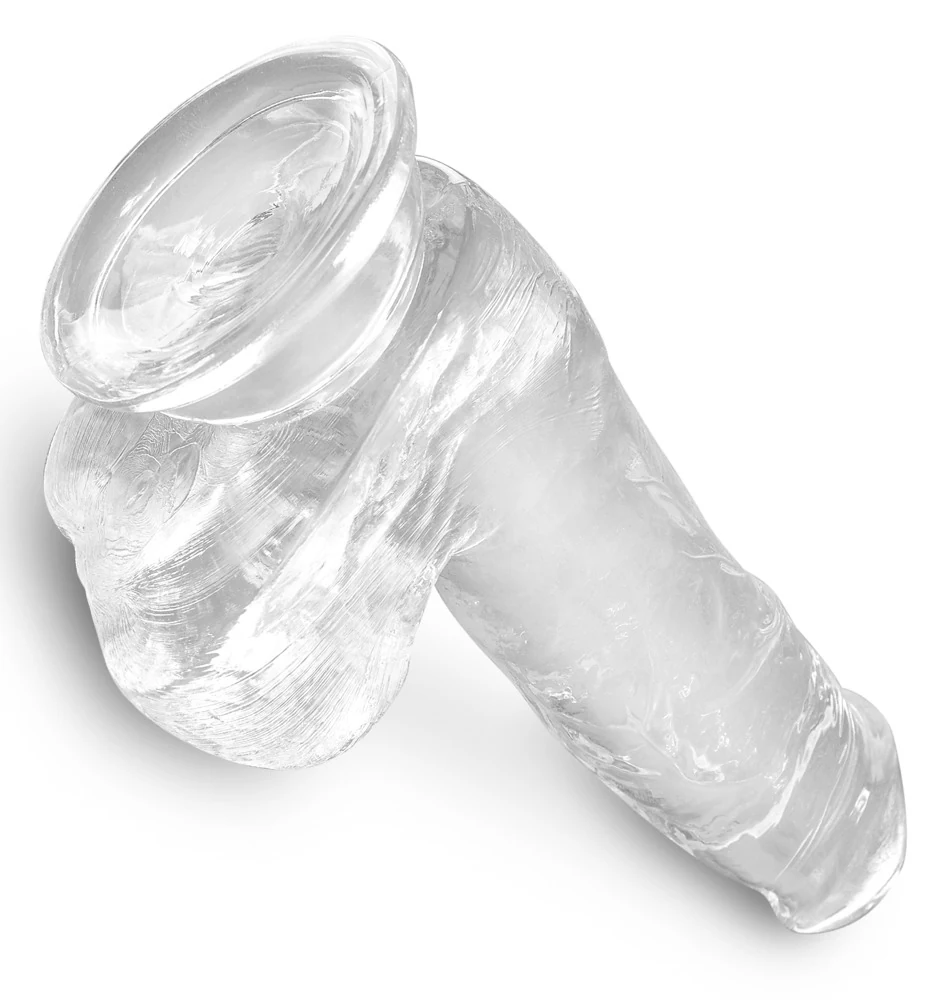 Realistische dildo met zuigvoet 17,8 cm