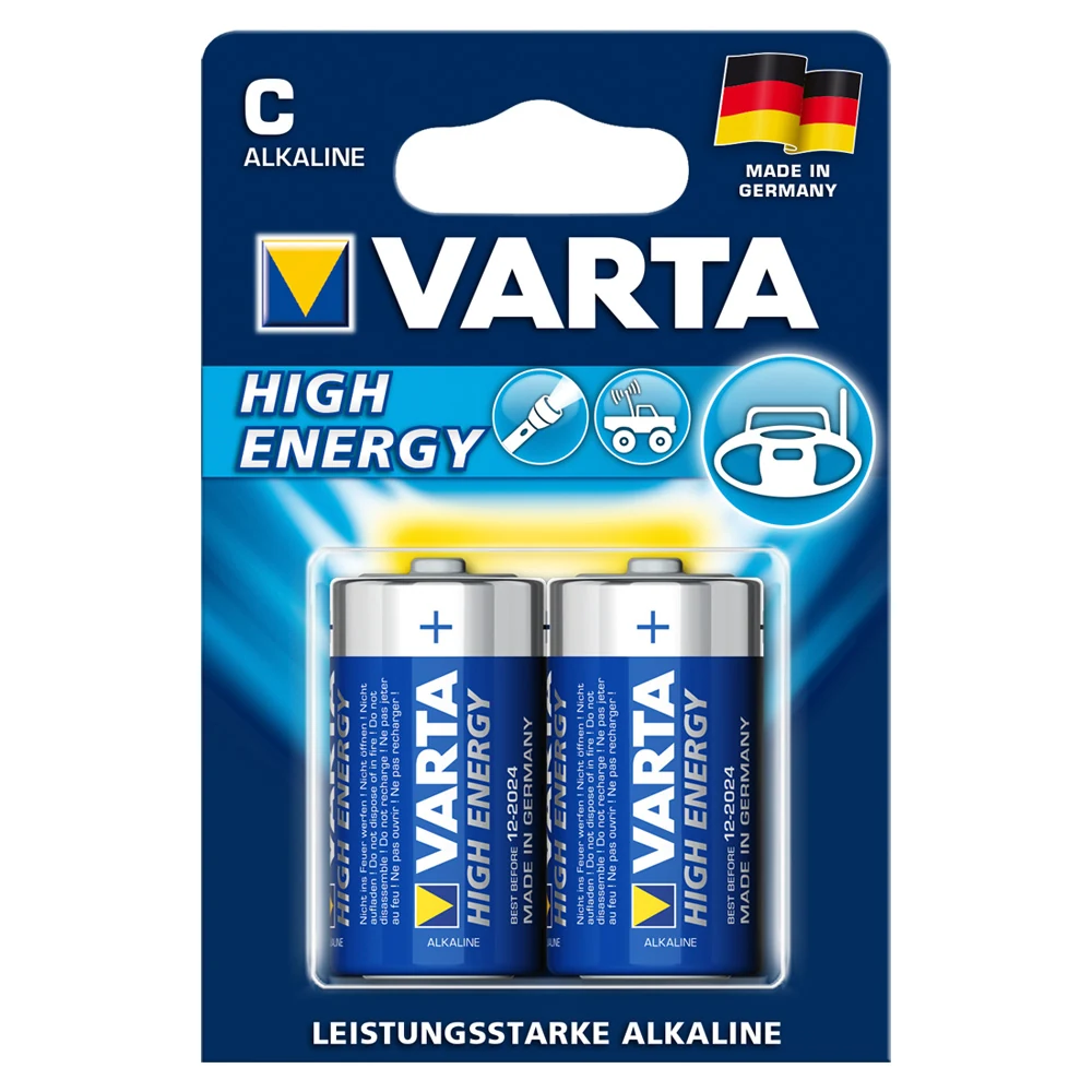 Varta Batterien Typ C, 2er-Set