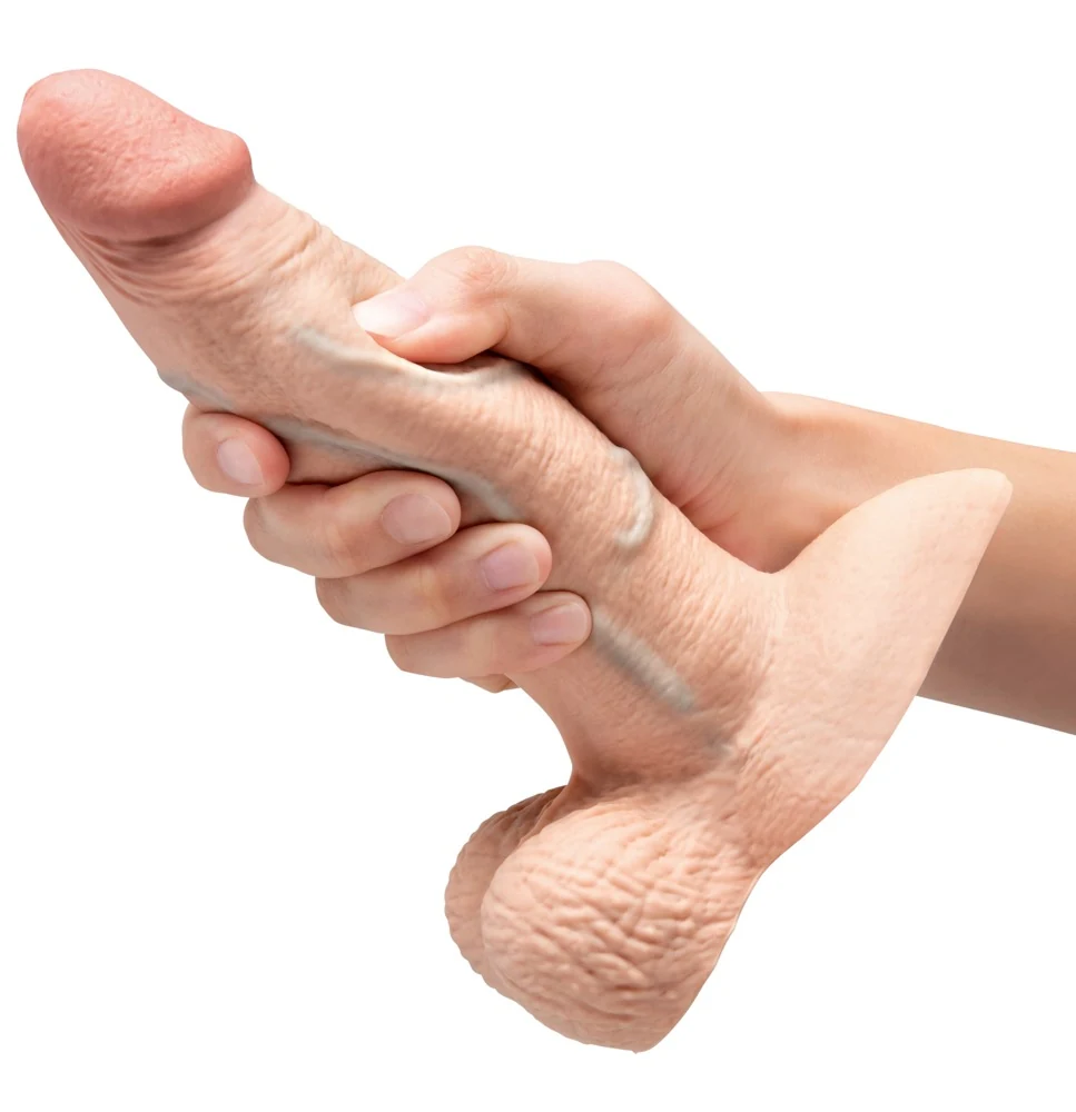b-Vibe Slipskin girthy 17,8 cm dildo