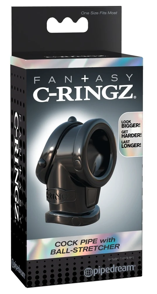 Fantasy C-Ringz Cock Pipe with Ball-Stretcher penisring