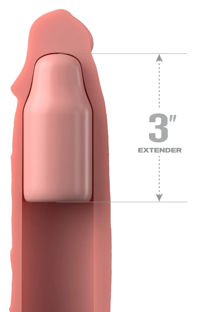 Fantasy X-Tensions Elite 3“ Silicone X-tension penishülle
