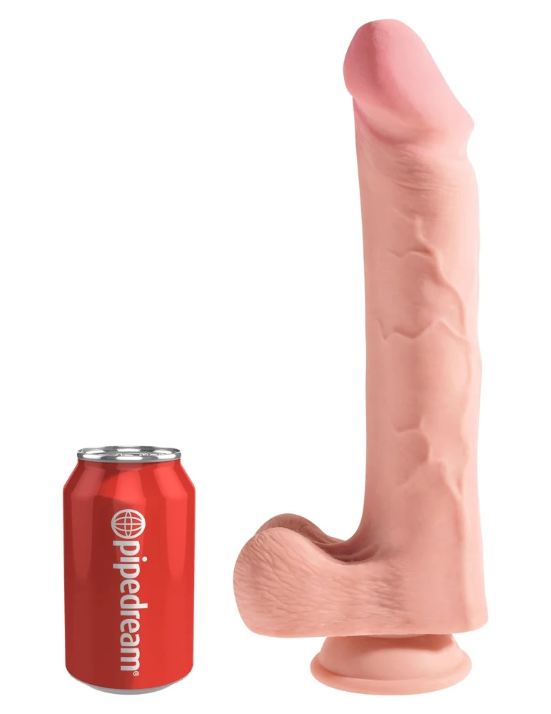 King Cock Plus 12“ Triple Density with Balls 33 cm dildo