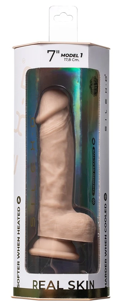 SILEXD 7“ Model 1 Real Skin 17,8 cm dildo