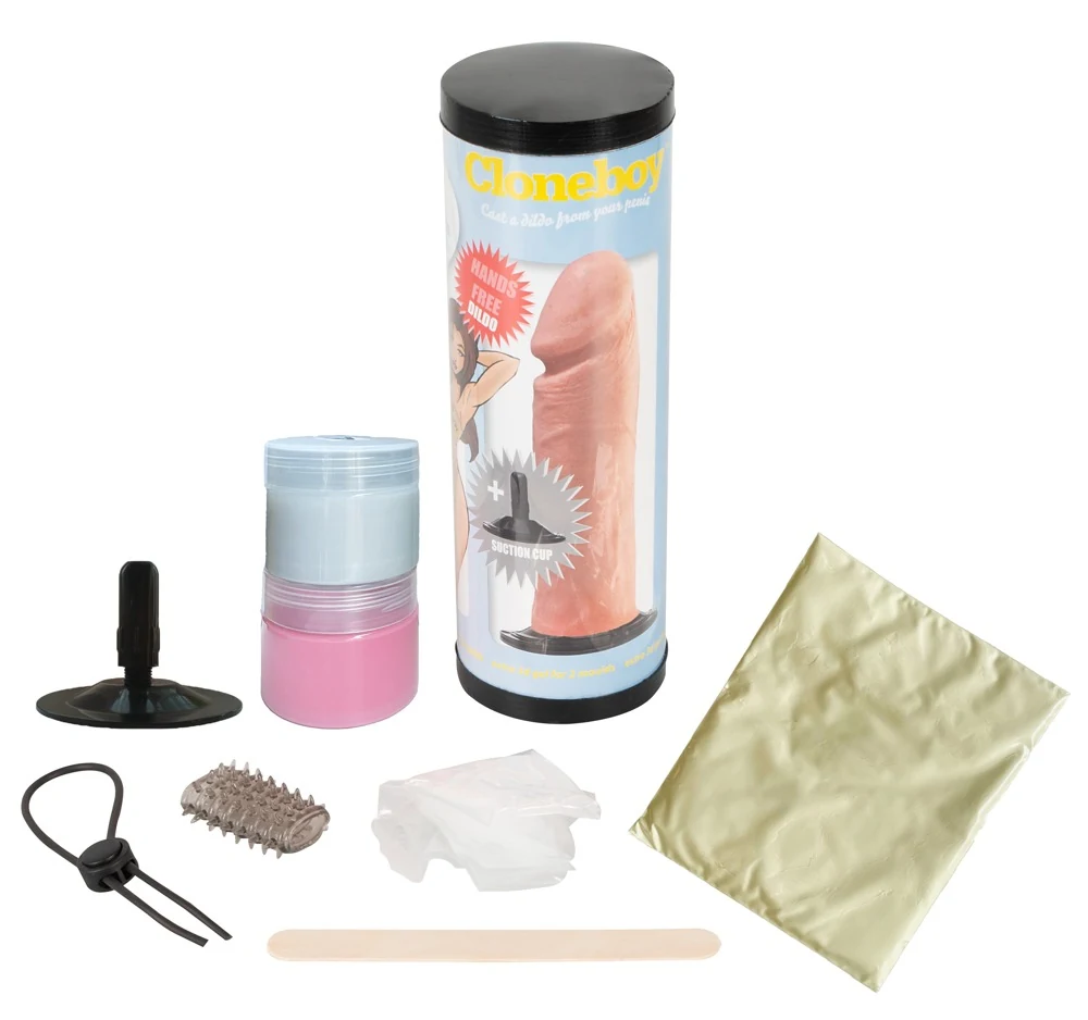 Cloneboy penisafdrukset met siliconen dildo en zuignap