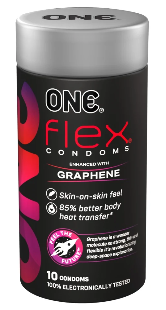ONE Flex grafeen condooms 10 stuks
