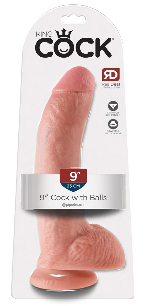 King Cock 9“ with Balls 22,9 cm dildo