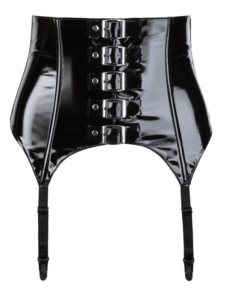 Black Level Strapsgurt aus Lack
