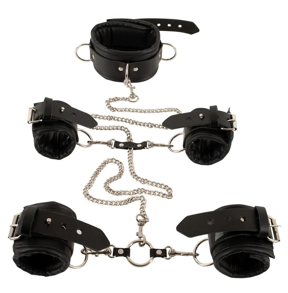 ZADO Fessel-Set aus Leder bondage fesseln
