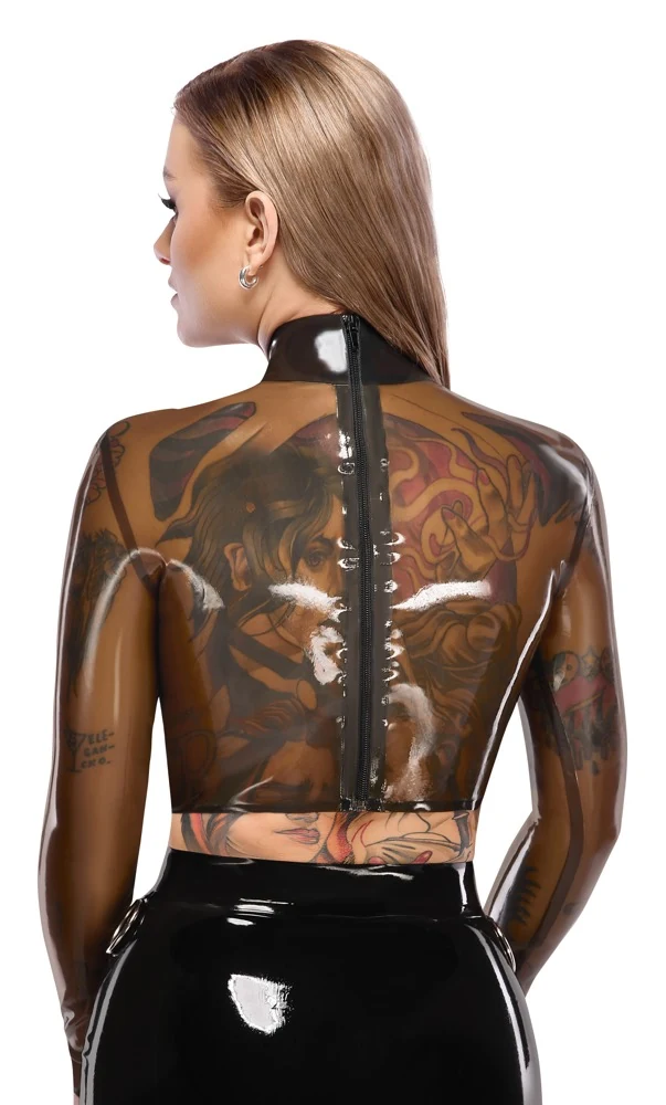 Late X Shirt aus Latex
