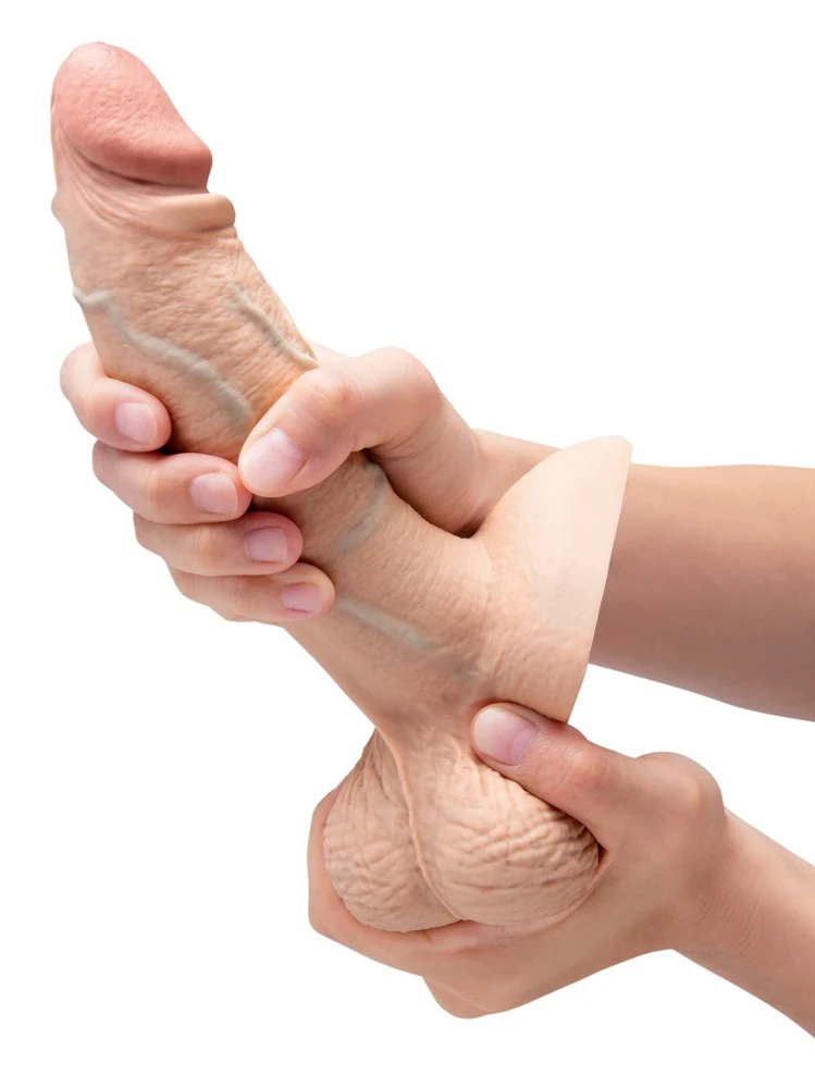 b-Vibe Slipskin girthy 17,8 cm dildo