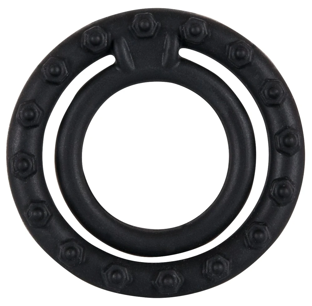 You2Toys Steely siliconen cockring en balring