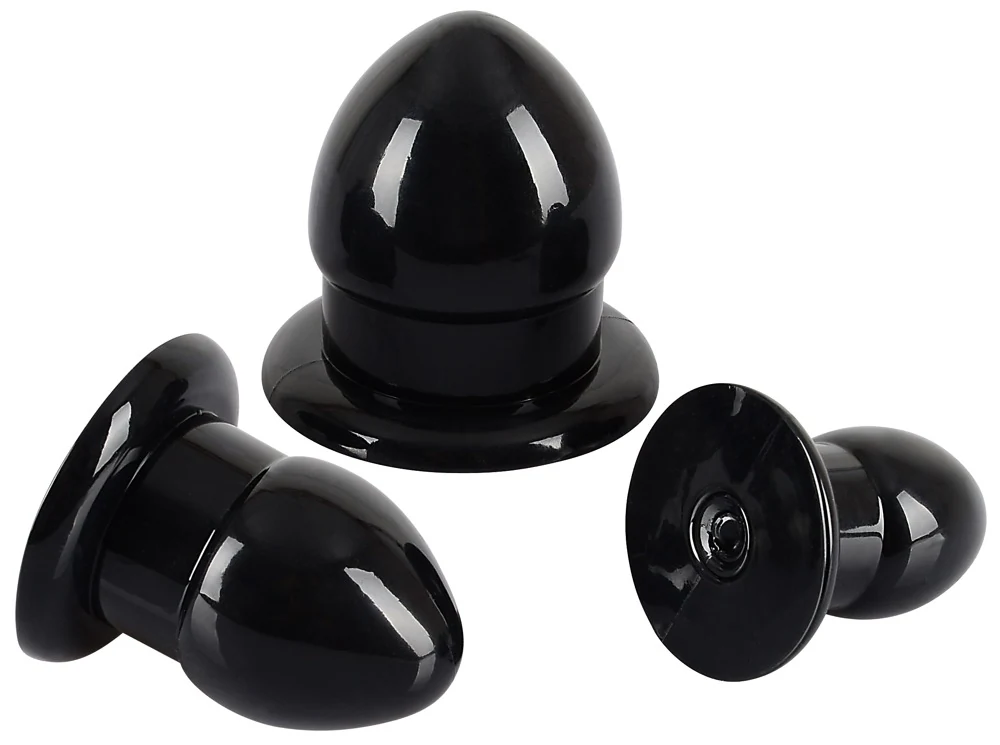 Anaalplug set 3-delig zwart