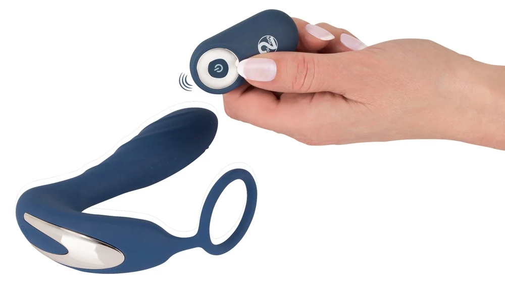 You2Toys Vibrating Prostate Plug with cockring 14,5 cm anal toy
