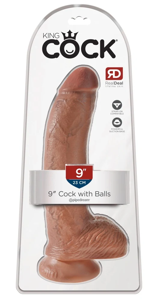King Cock 9“ with Balls 22,9 cm dildo