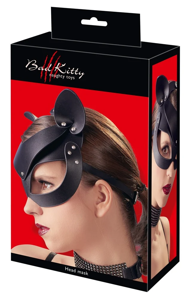 Bad Kitty Catmask Strass masken knebel