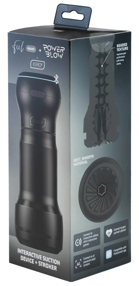 Kiiroo PowerBlow Feel Pocket Stroker Combo masturbator
