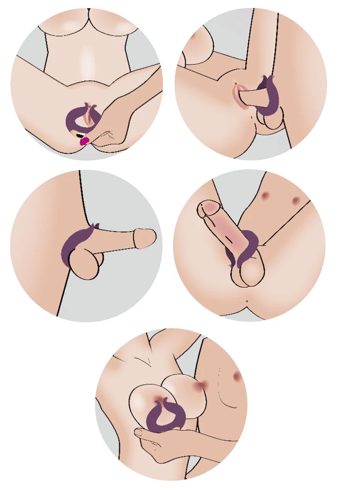 Couples Choice Two Motors ring 8,7 cm vibrator