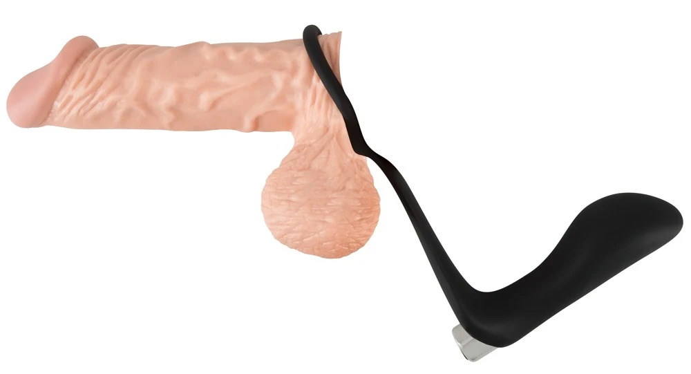 Black Velvets Vibrating Ring Plug 10,8 cm anal toy