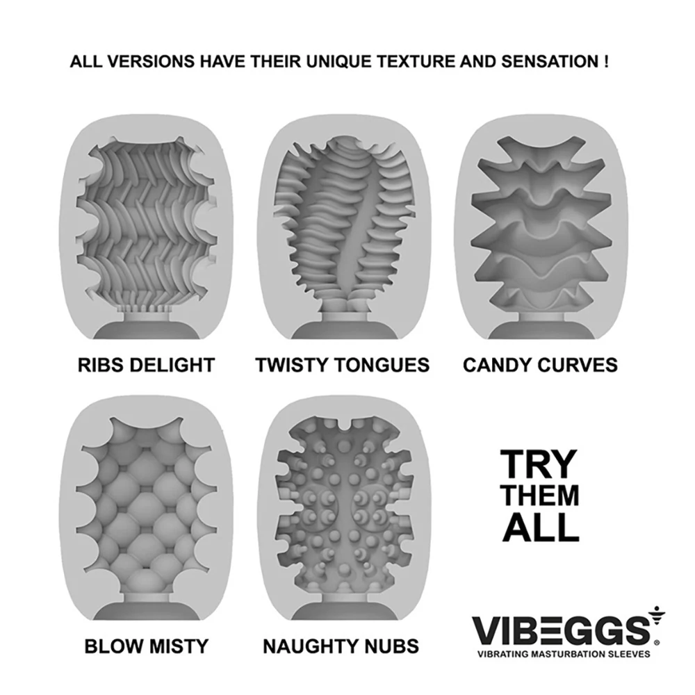 Vibeggs Vibrating Masturbation Sleeve masturbator