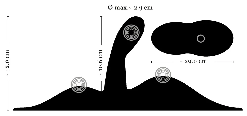 Vibepad 3 met G-spot vibrator en afstandsbediening